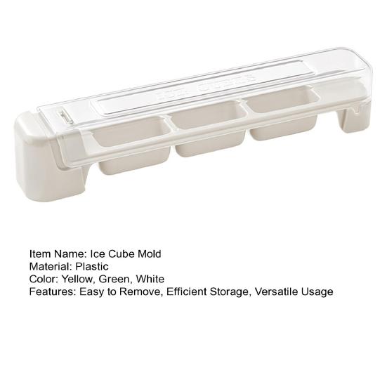 Forma na led s odnímatelným víkem Snadno vyjímatelná forma na led pro bary Rodinná BPA Free Stohovatelný výrobník ledu na koktejly Whisky Džus Čokoláda