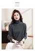 Hengyuanxiang Women's Pure Wool High Neck Oversized Sweater Pullover