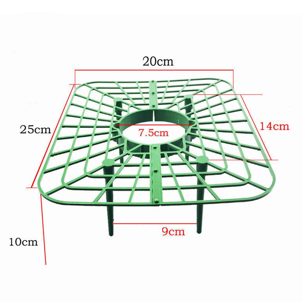 5/10Pcs Square Tray Strawberry Supports Plastic Green Strawberries Tomatoes Peppers Planting Racks Gardening Support Frame