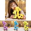 Charming Multicolored Giraffe Plush Doll Big Fluffy Animal Great For Events And Party Toss