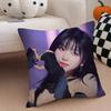 Elegant Korean Beautiful Singer KKarina Cushion Cover Throw Pillow Cover Hidden Button Durable Polyester Chair Cushion