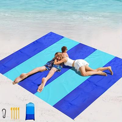 Picnic Beach Blanket 4-7 People Extra Large Lightweight Sandproof Beach Blanket Large Picnic Mat Beach Blanket Suitable For Beach Travel Camping