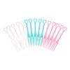500Pcs Mini Disposable Heart Fruit Fork Mini Snack Cake Dessert Home Dining Plastic Food Fruit Pick Toothpick Bento Party Decor