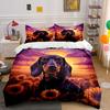 Dog and Sunflower Field. Bedding Sets Duvet Cover Sets Duvet Covers Pillowcases(1*Duvet Cover 2*Pillowcases Without Duvet Insert)