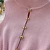 Summer Designer Solid Hollow Out Long Knitting Dress Women Elegant Half Turtleneck Sleeveless Slim Knitwear Sweater Dresses Female
