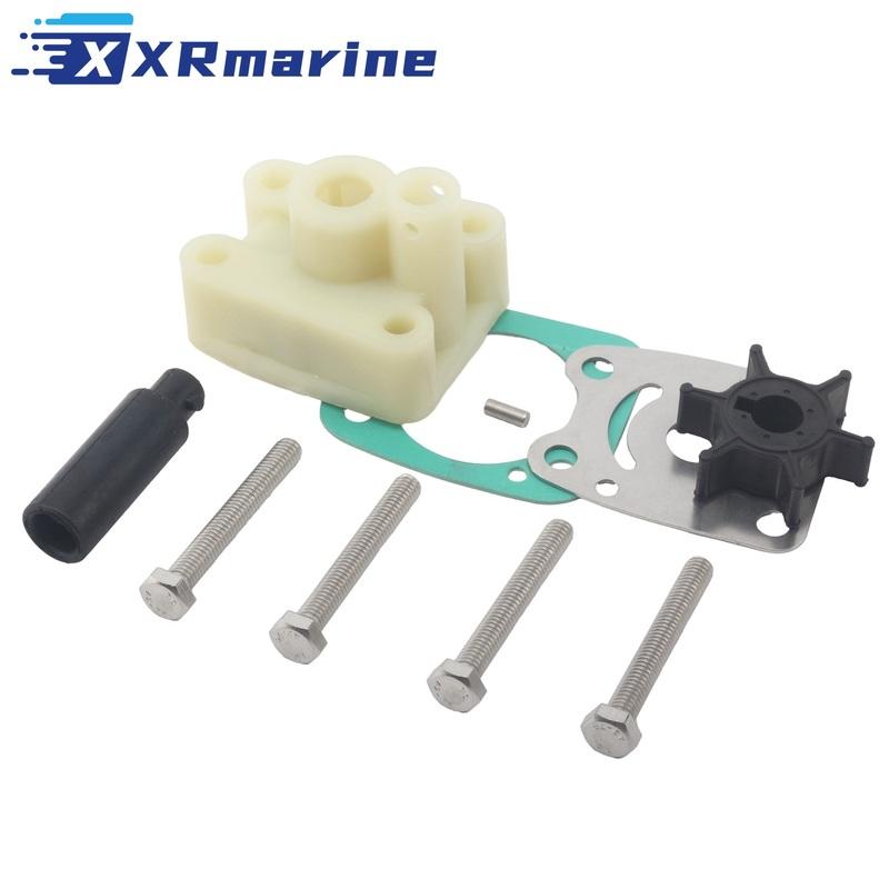 6E0-W0078 Boat Engine Cooling System Water Pump Rebuild Kit for Yamaha 2 4 Stroke 5 4 6 HP F4 F6 4A 5C Outboard 6E0-W0078-A2