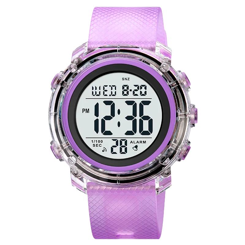 SKMEI 1996 Calendar Clock reloj hombre Japan Digital movement LED Light Watch Mens Women 5Bar Waterproof Countdown Wristwatches