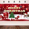 Merry Christmas Background Decorations For Home Xmas Ornaments Banner Navidad Noel Natal Gifts New Year Photo Backdrop