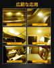 XSETA T10 LED Yellow Explosive Light Built-in Canceller Position/License Lamp/Number
