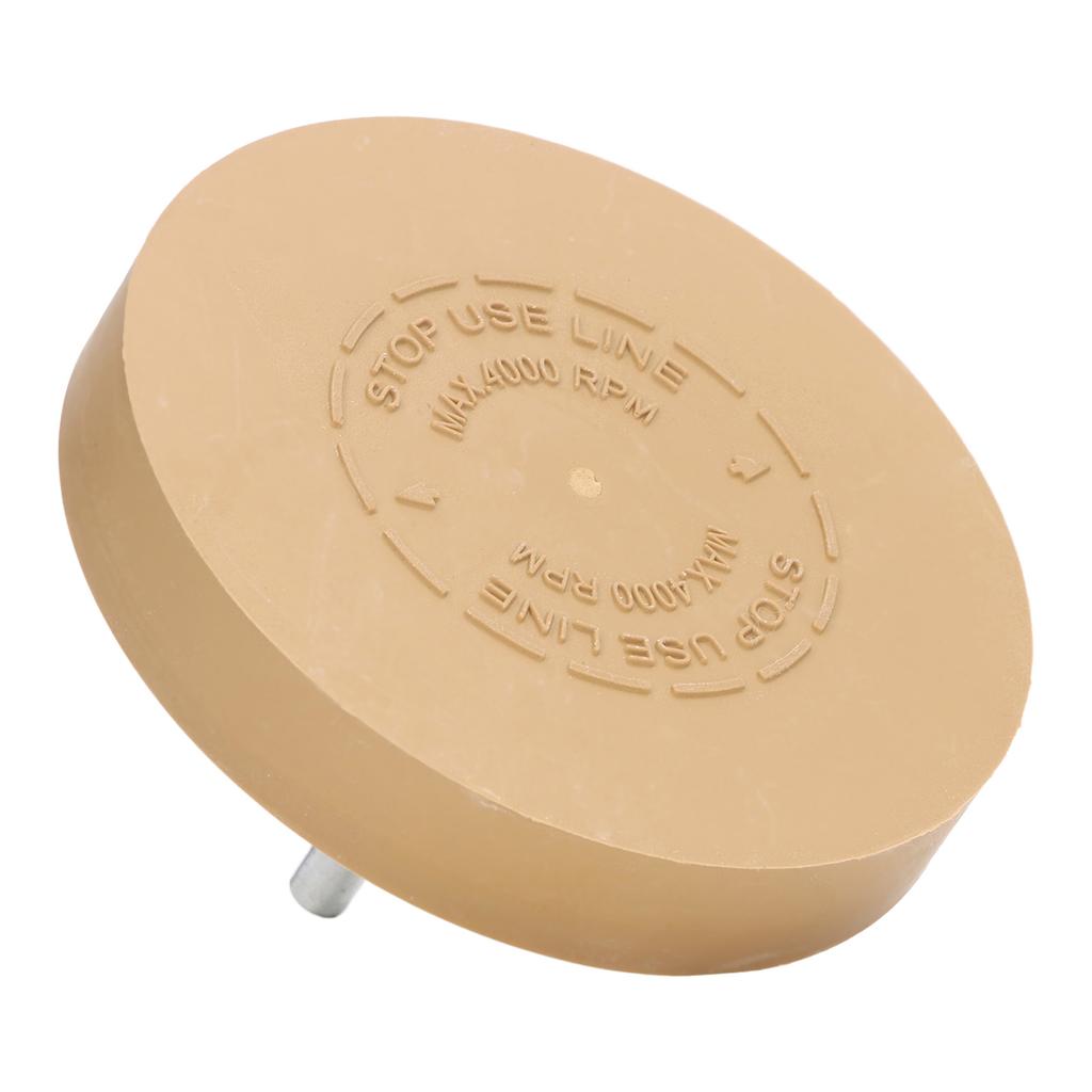 3.5in Rubber Eraser Wheel Pneumatic Adhesive Remover for Vinyl Decal Graphics Removal 4000RPM