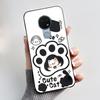 Coque Mignonne Pour Nokia 6.2 / Nokia 7.2 Fundas Capa Coque Imprimée Coque de Protection Silicone Souple Dessin Animé Coque Noire