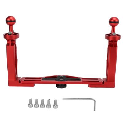 Dual Handheld Tray Stabilizer Rig Diving Underwater DSLR Camera Housings Tray for Sony