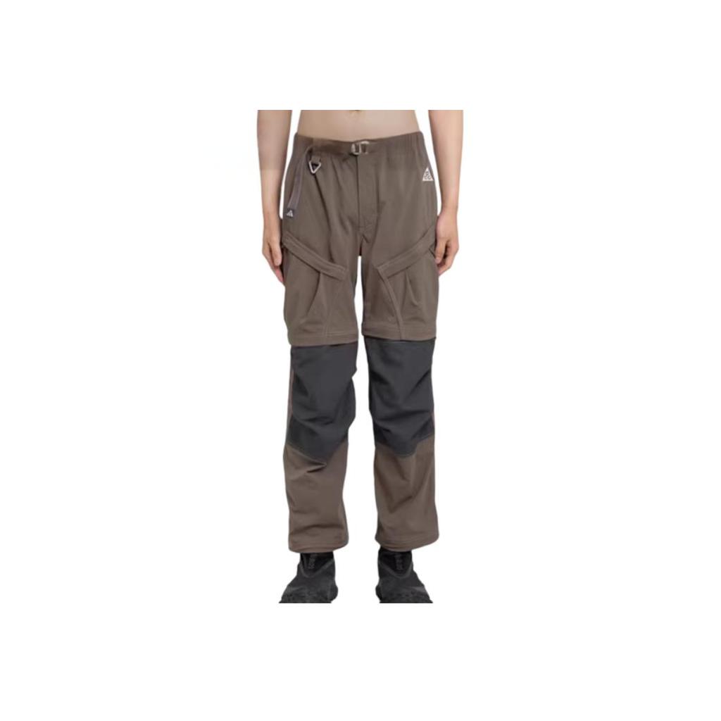 Nike ACG Series SS22 Patchwork Multi-Pocket Detachable Leg Sport Casual Pants Men Bottoms Brown DN3944-004