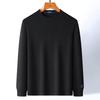 Futing Men's Tencel Lyocell Blend Crew Neck Knit Sweater