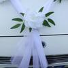 Realistisches Seidenblumen-Arrangement Für Hochzeitsauto-Dekoration Brautparty Und Feierliche Zeremonie