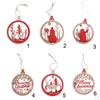 3D Reindeer Snowman Letter Wooden Pendent Hanging Christmas Ornament Reindeer/Snowman/Santa/Seasons