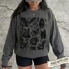 Vintage Bats Long Sleeve, Gothic Cottagecore Shirt, Bat Graphic Tee, Dark Animal Shirt, Spooky Halloween Shirt, Witchy Aesthetic Gift