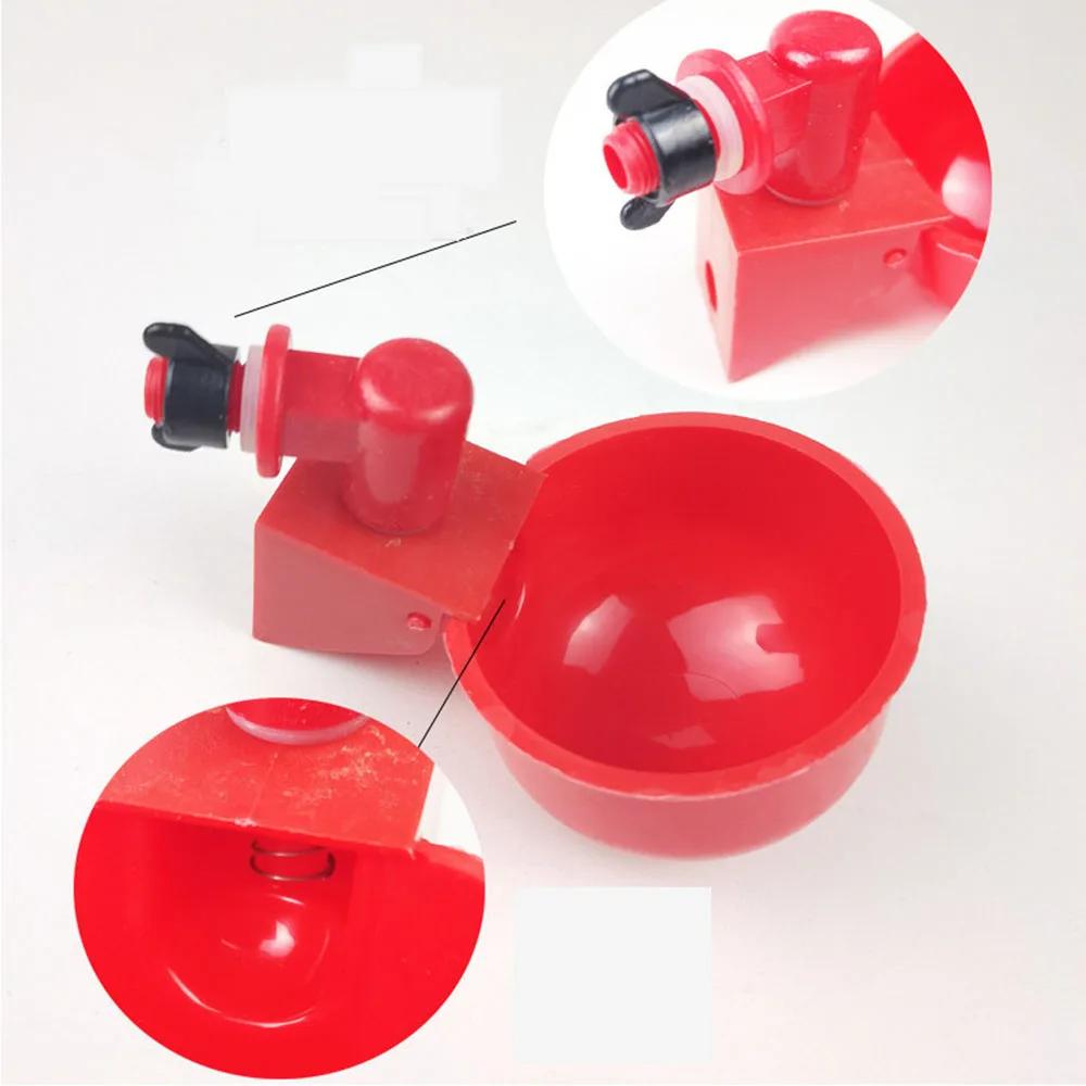 Chicken Duck Drinking Bowl Hanging Automatic Poultry Drinking Water Bowl Practical Convenient Tools for Farm Feeding