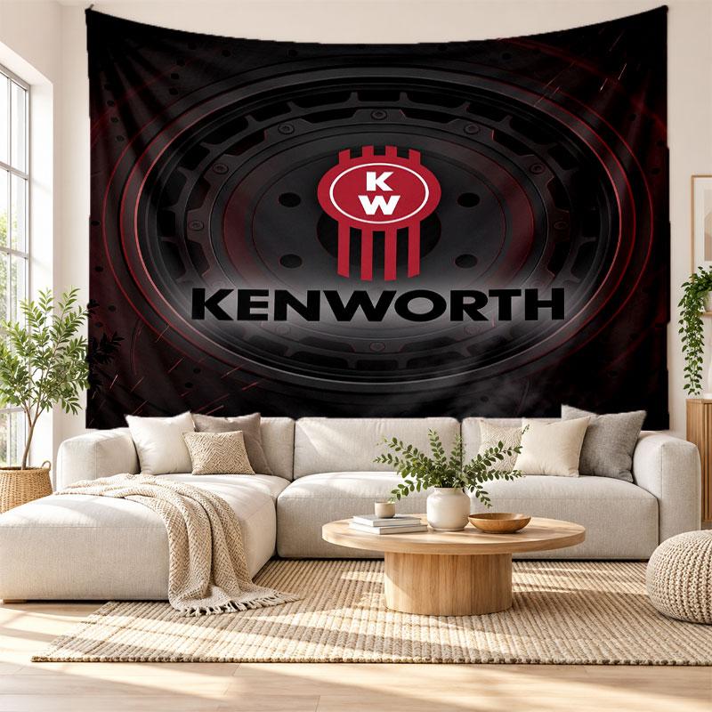 Kenworth Wall Tapestry, Soft Fabric Wall Hanging, Decorative Backdrop For Bedroom Home Wall Art