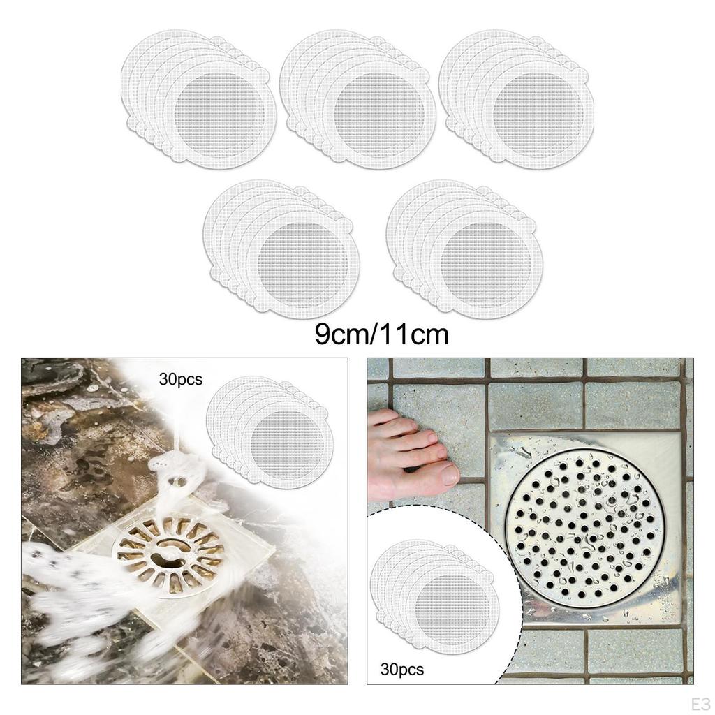 30 Pack Floor Sink Filters, Mesh Filters Sticker, Sticker