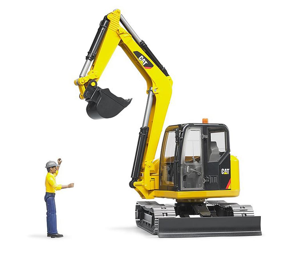 Bruder CAT Mini Excavator BR02466 (with figure)