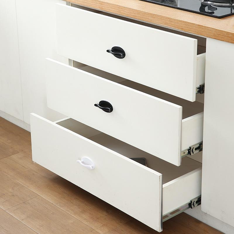 Modern Punch-Free Sliding Door Handle for Wardrobes, Drawers, and Windows