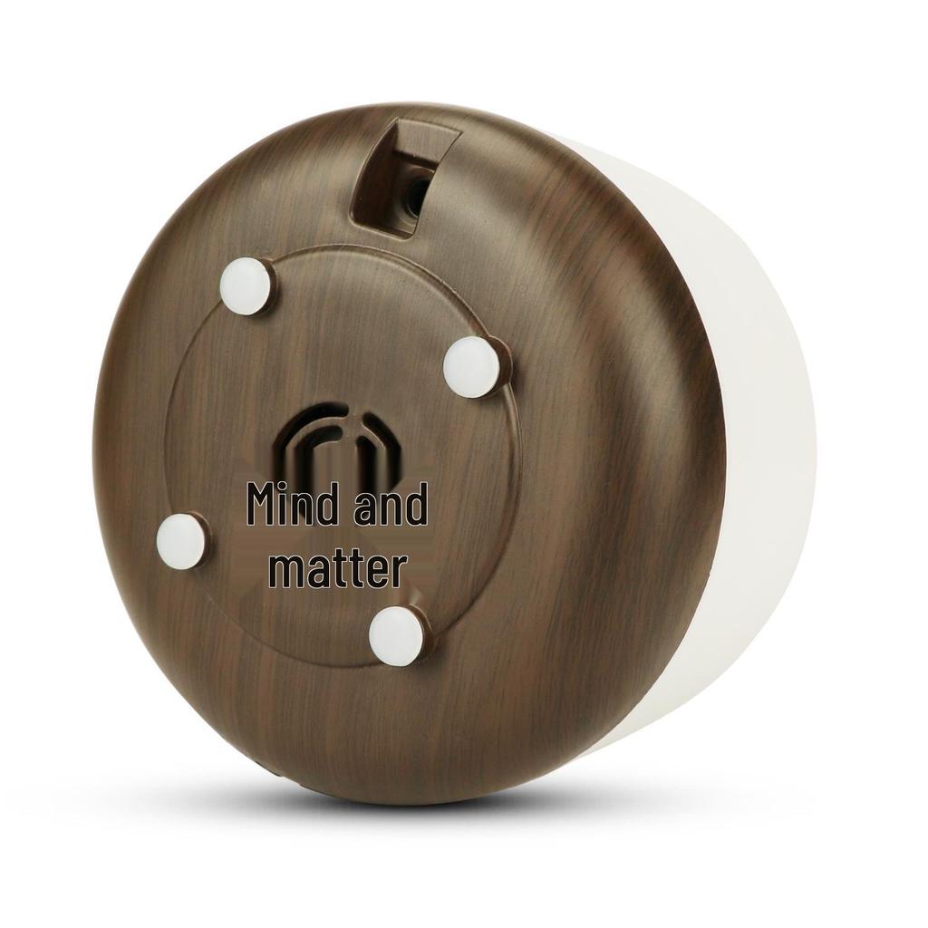 MUJI 5V Aroma Diffuser: Ultrasonic Atomizer, 300ml Humidifier with Wood Grain & Seven-Color LED