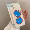 Blue apple apple 7 mobile phone case iphone16promax protective case xsmax new 14 anti-drop 13 simple