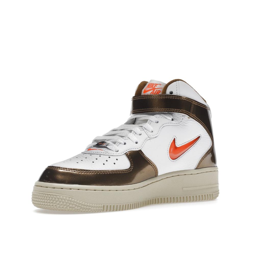 Nike Air Force 1 Mid QS White Orange DH5623-100