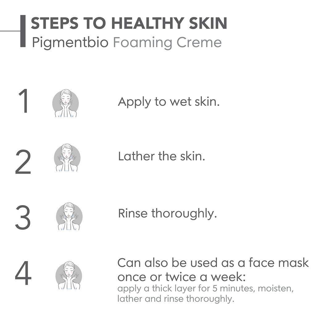 Bioderma Pigmenbio Gommage Moussant Blanc pour Visage et Corps Ternis Gommage Riche Floral Sans Éthyle Artificiel ou [Authentique] 200 ml, Peau, (Nettoyant Gommant,