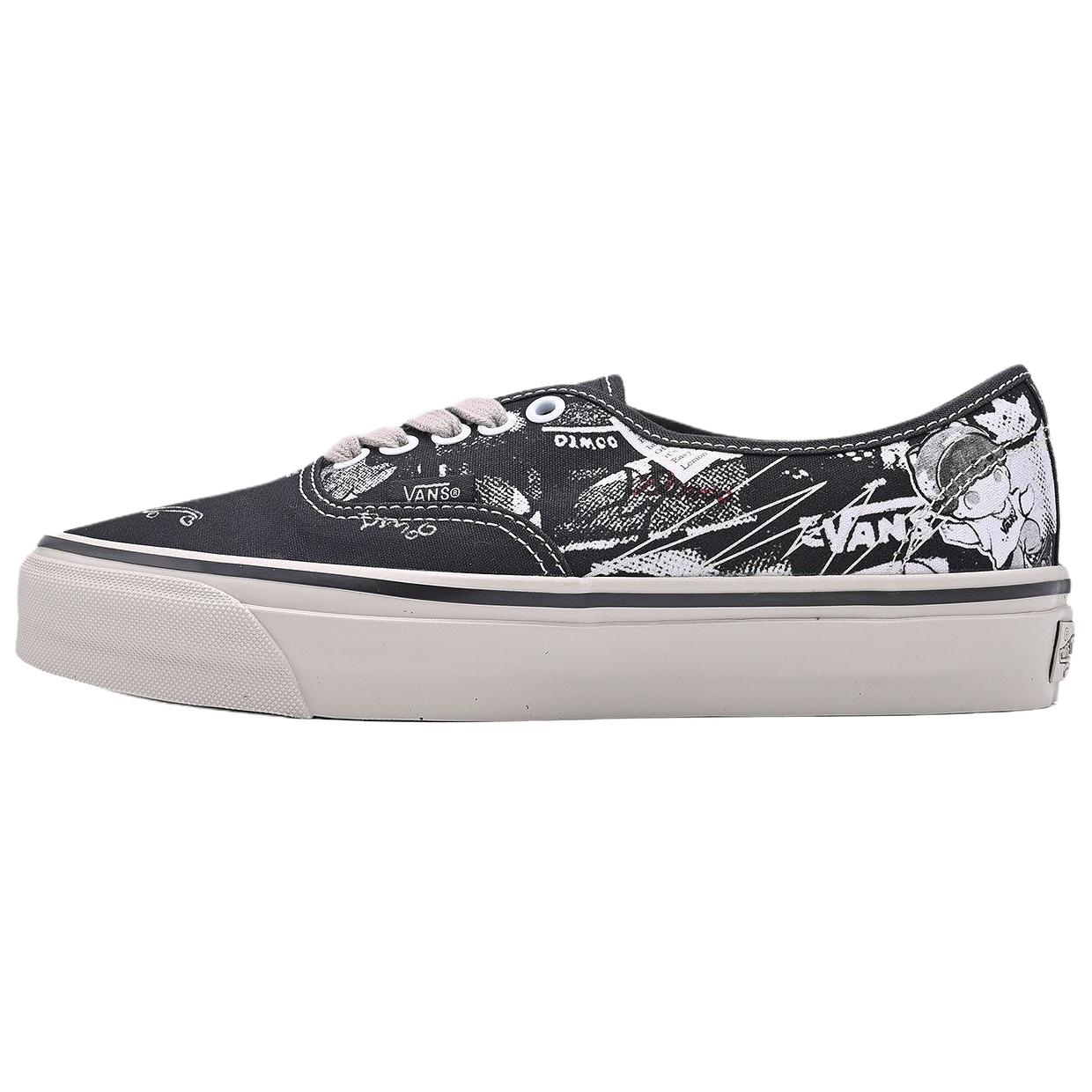 

Vans Authentic 44 Low top Skateboard Shoes Unisex Black White VN000EAK6BT 39