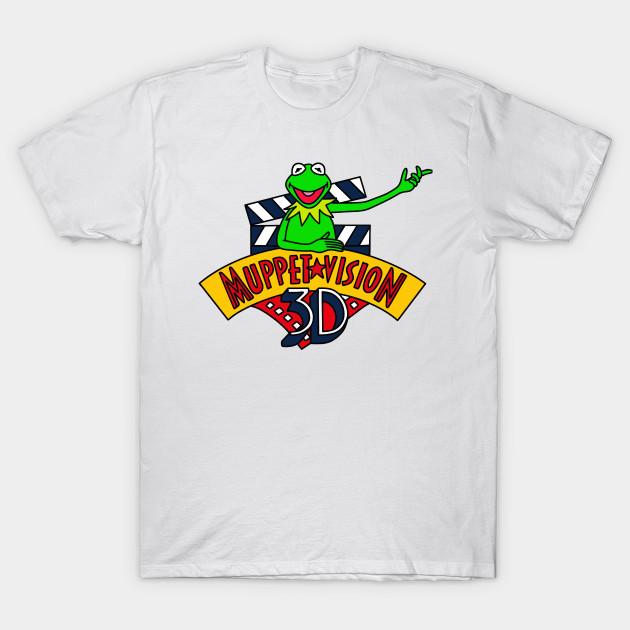 

Men Black Print T-shirt Muppet Vision 3D No-Cut Transfer Paper Print Cotton Tshirt 4XL білий