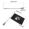 Motorcycle Flag Rear Mount Luggage Rack For Harley Sportster XL883 1200 48 72 Touring FLHT Road King Glide Fender Side Pole