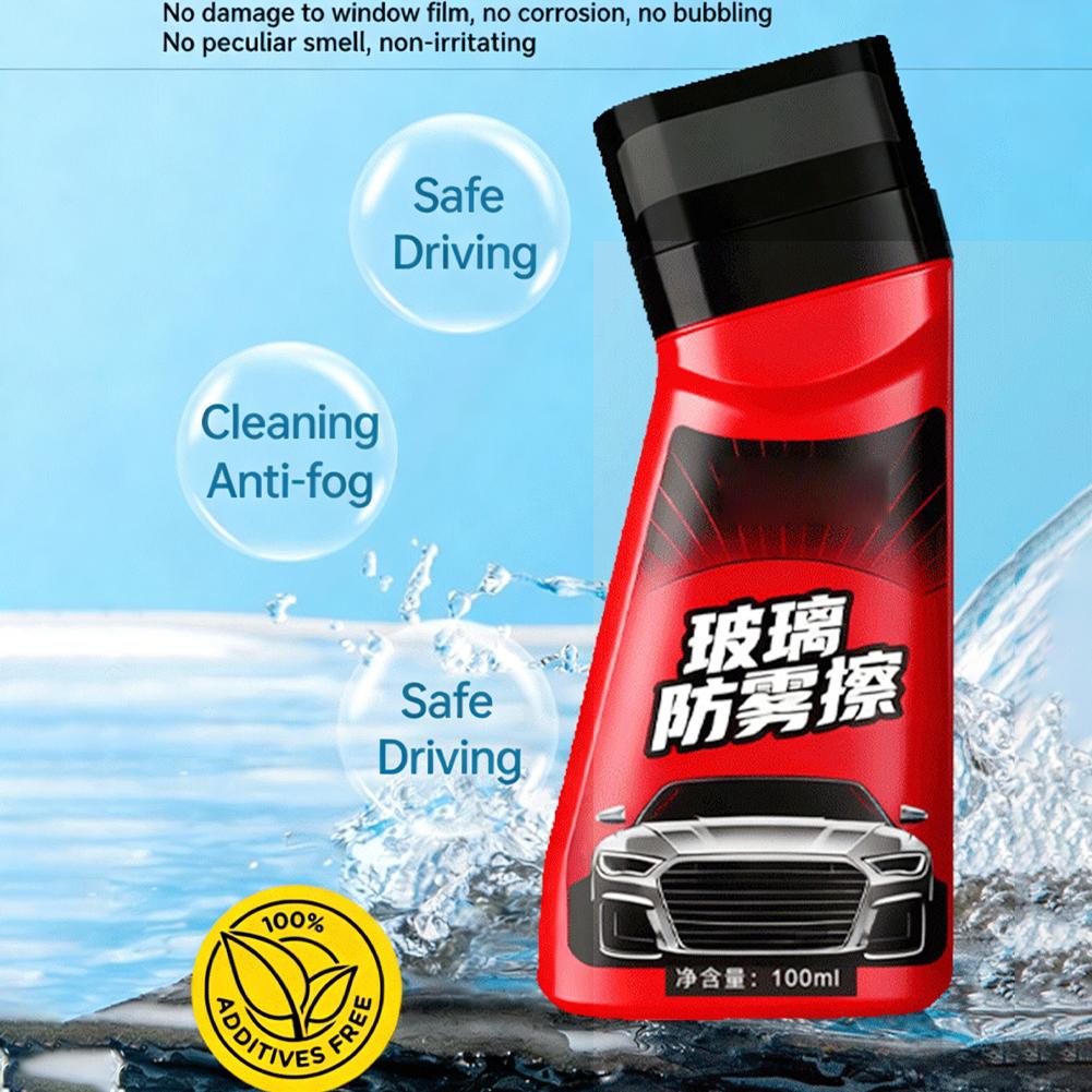 100ml Car Window Defroster Anti-Rain Spray Auto Water Repellent Coating Agent Waterproof Rainproof Anti-fog Glass Cleaner