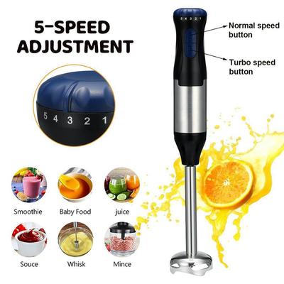 1000W Handheld Blender Electric Mixer Grinder 5Speeds For Home Kitchen Auto Meat Mixer Grinder Vegetable Juicer Egg Mixer 4IN1