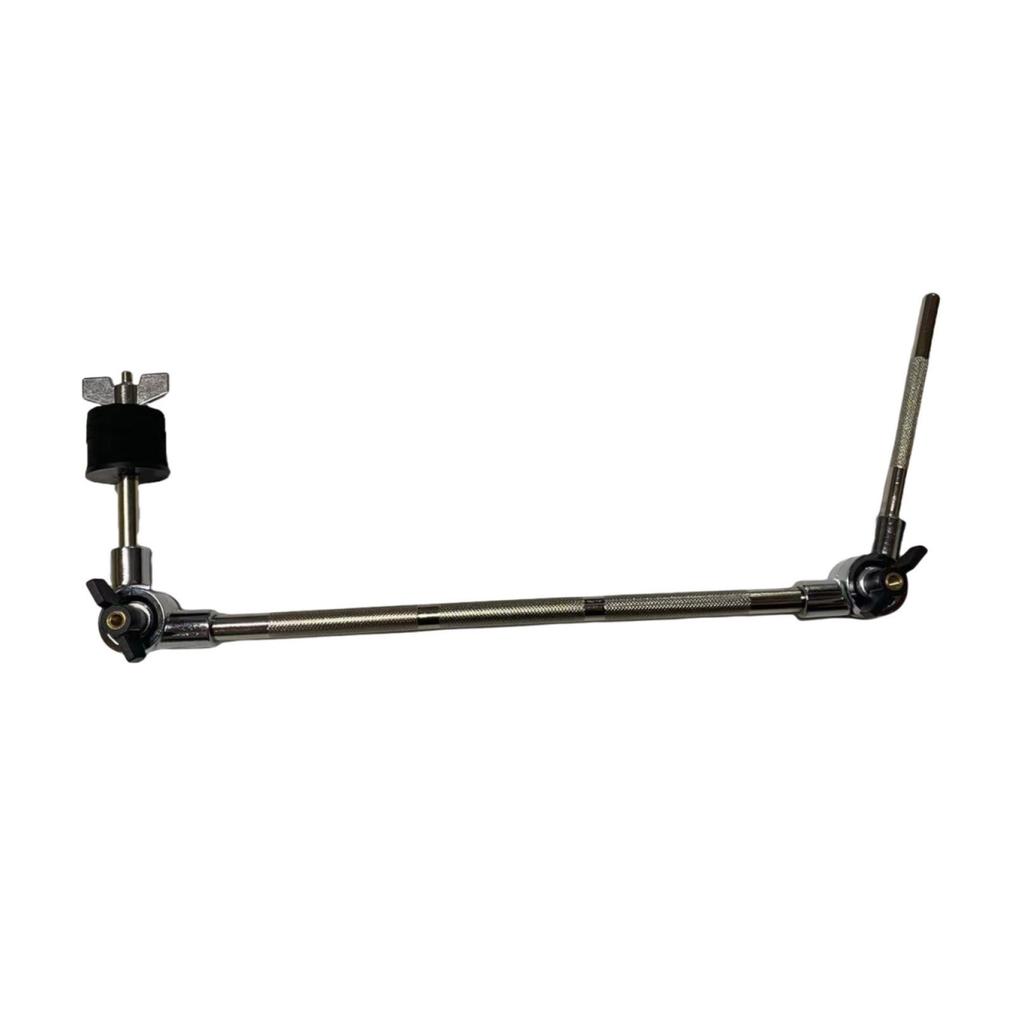 Jazz Drum Cymbal Stand & Cowbell Clamp: Dual-Sided Adapter & Extension Frame