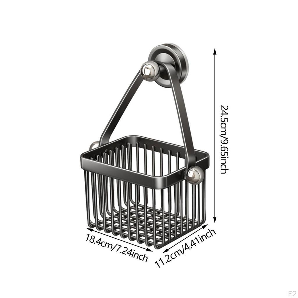 Hanging Kitchen Basket Grid Storage Baskets Wall Mounted Farmhouse Food Garlic Onion