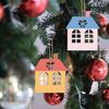 Wooden House DIY Craft Slices for Valentine's, Thanksgiving, or Wedding Decor