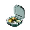 6 Grids Pill Storage Box Travel Medicines Storage Box Drug Separation Mini Portable Organizer Container With Seal Ring