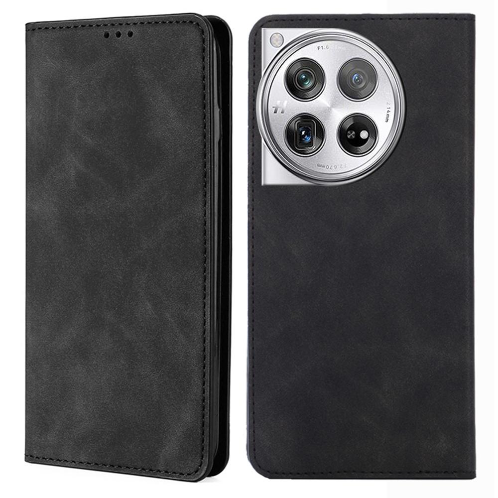 PU Leather Shell for OnePlus 12 5G Phone Case Stand Card Slots Cell Phone Cover