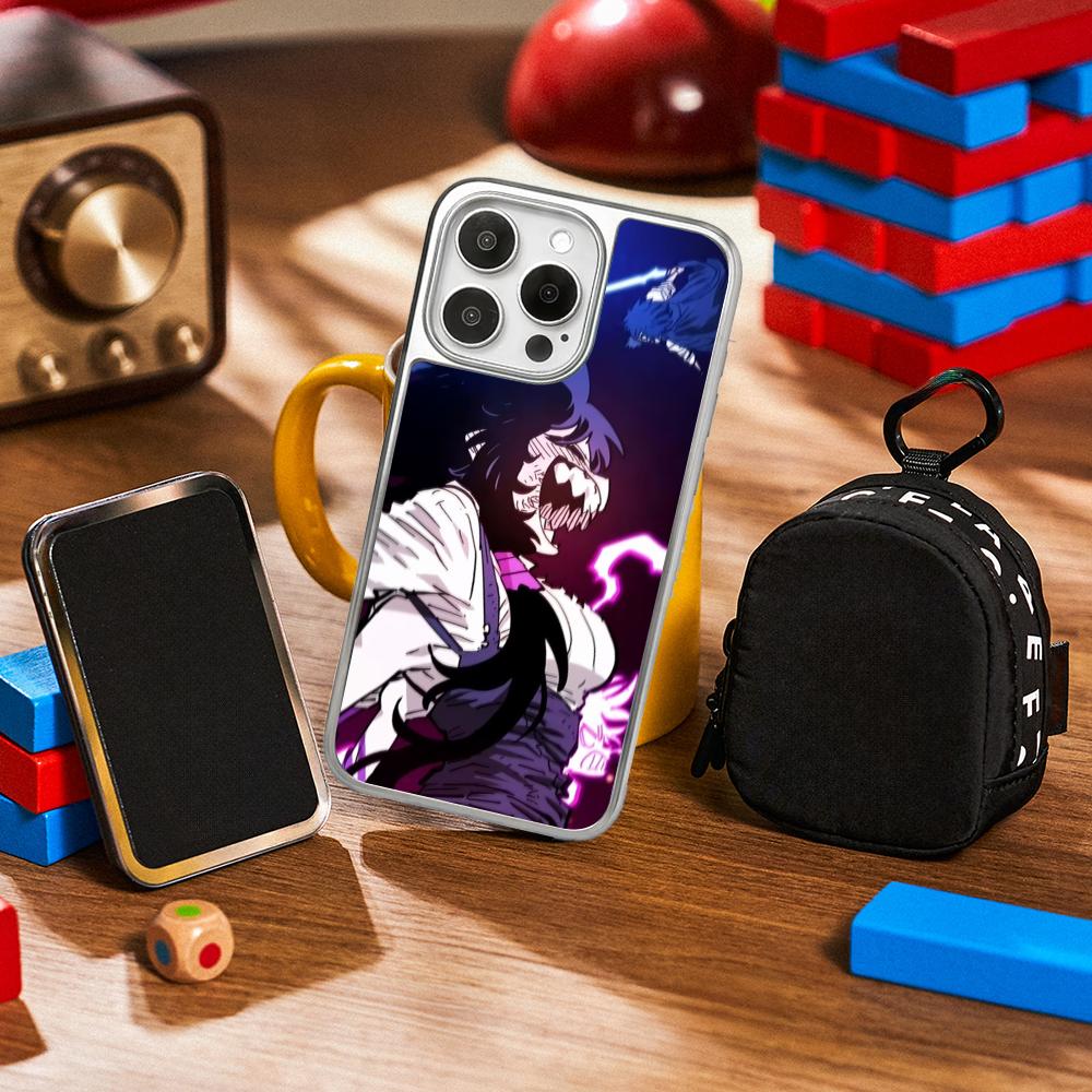 Bibian Player Y2k Anime Girl Design Phone Case for iPhone 16 15 14 13 12 11 Pro Max Sheepskin Silver-edged Protective Case