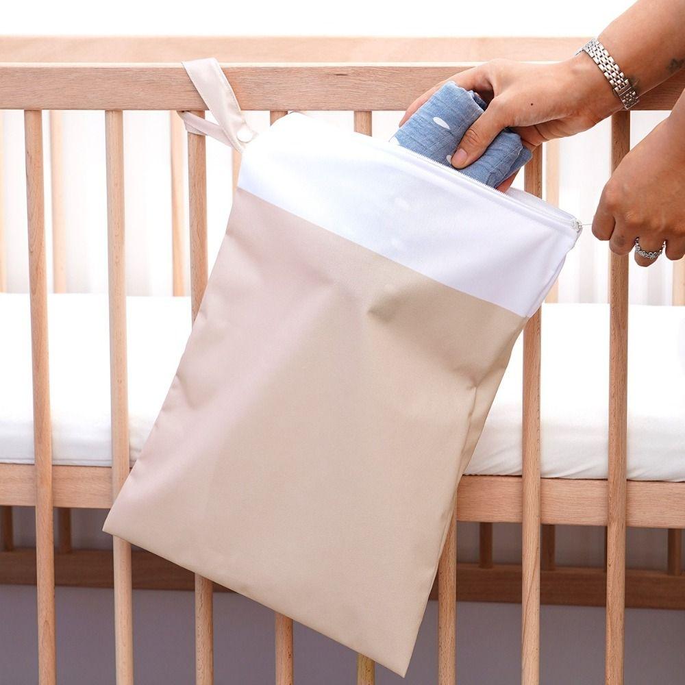 30x40cm Baby Diaper Bag Waterproof Reusable Wet Bag Essential Cloth Diaper Cover Beach Pool Gym