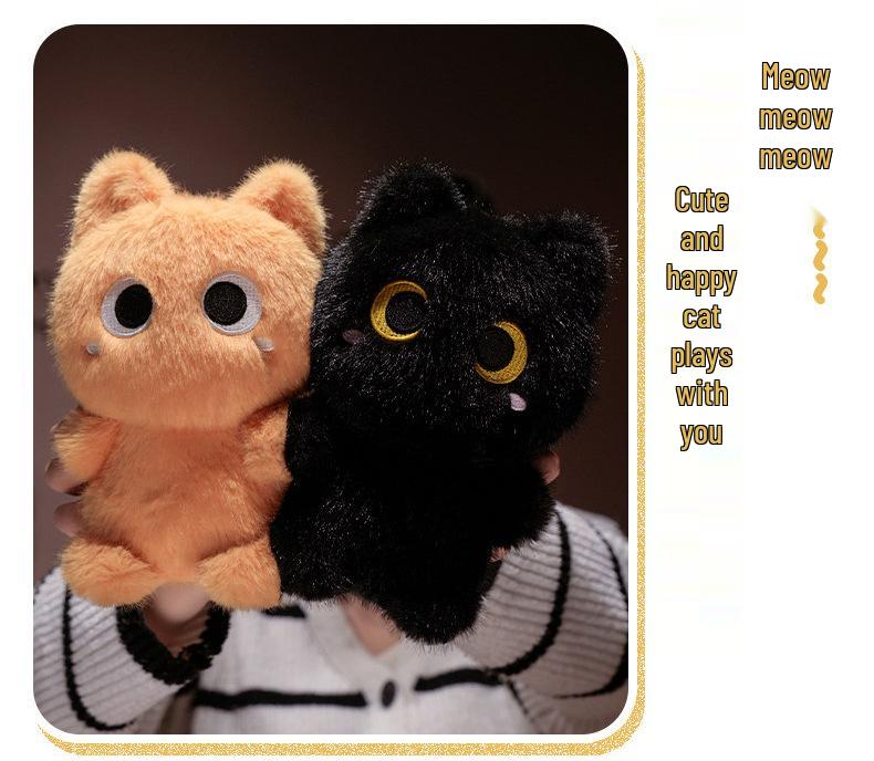 Cute Kitten Plush Toy - Comfort Doll for Girls and Desk Companion