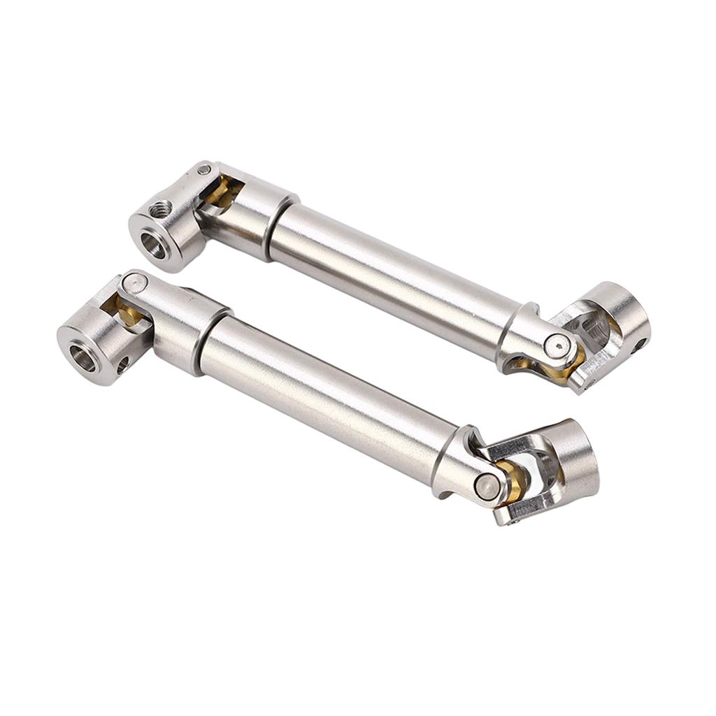 2 Pcs RC Drive Shaft Stainless Steel M4 for 1/10 RC Crawler for Traxxas for Axial SCX10 II 91mm