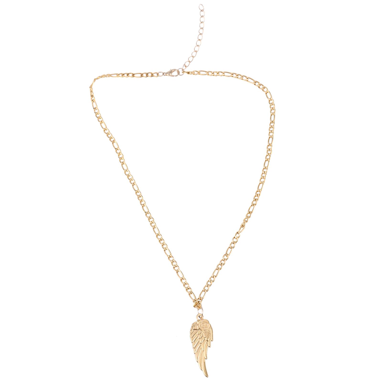 

Mystical Moon Horn/Wing Pendant Necklace Uniqeu Neck Jewelry Ornament for Women Gifts for Fashion Forward Females T2