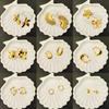 European and American Titanium Steel Stud Earrings, Light Luxury Personalized Design, Do Not Fade Versatile Earrings