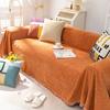 Grey Chenille Sofa Cover Cloth Non-slip Cushion Universal All-inclusive Simple Cover Towel Blanket.