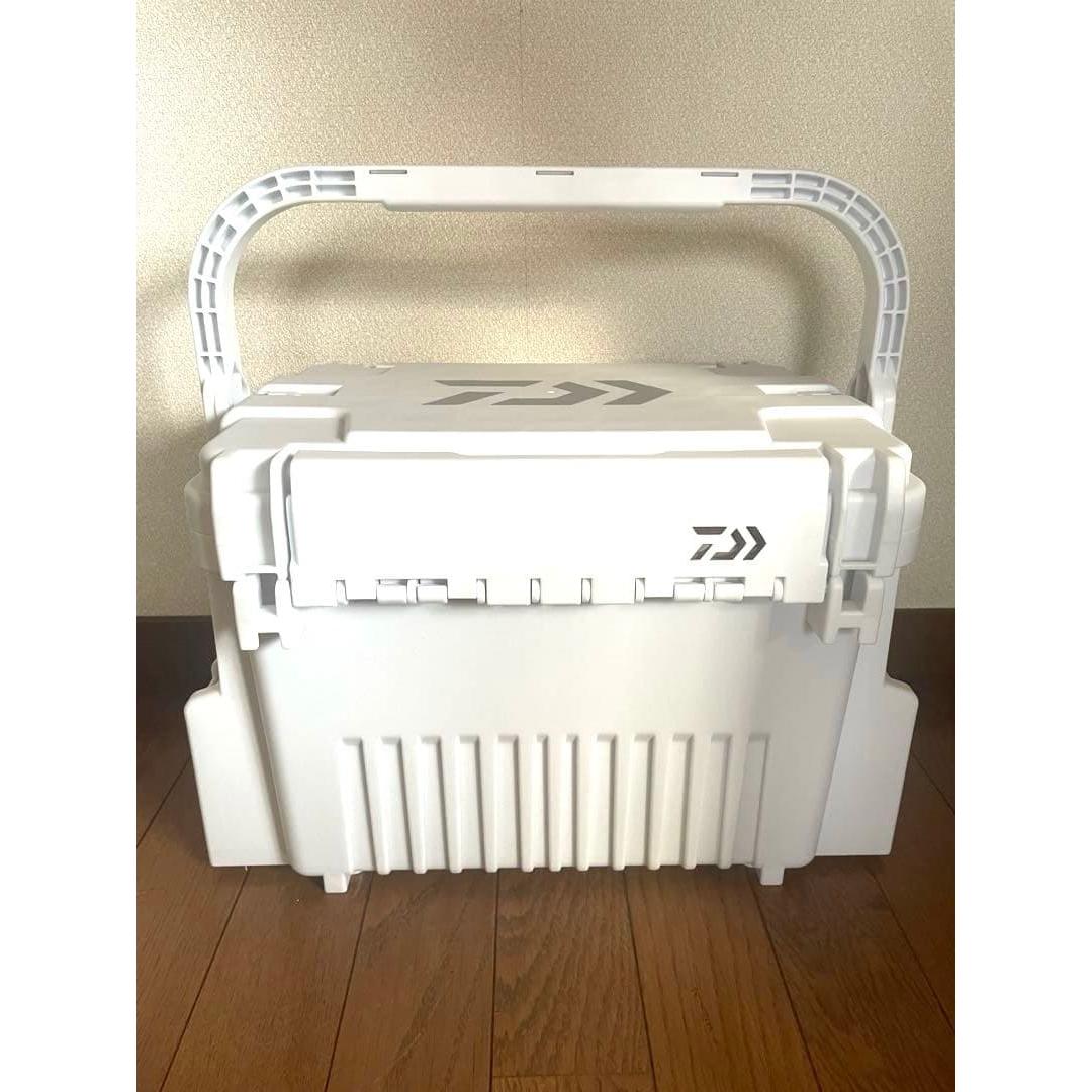Used tackle box white