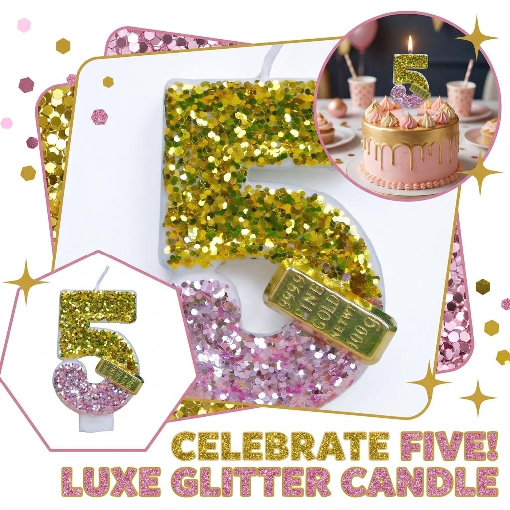 Fashion Cartoon Creative Birthday Candles Party Digital Candles