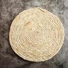 Natural Woven Placemat Handmade Straw Japanese Pot Mats Heat Resistant Non-Slip Coasters for Dining Table Reusable Table Mats for Home Kitchen